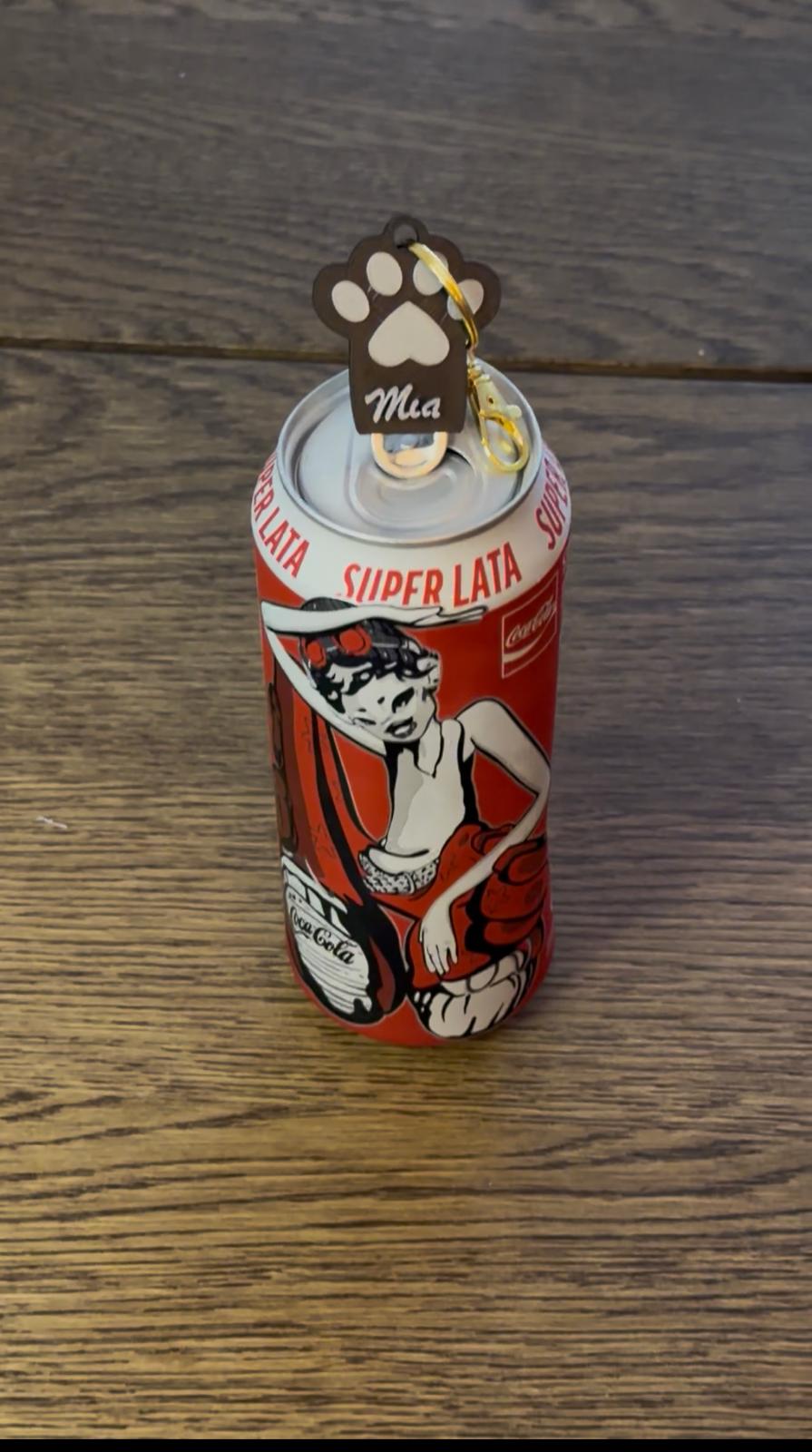 Porta Chave Pet abridor de anel de lata personalizado.
